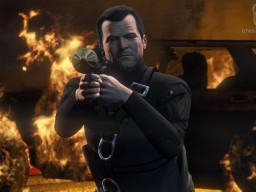 GTA5 NextGen 118 Michael RocketLauncher Fire