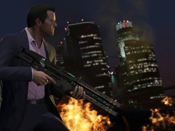 GTA5 PC 040 Michael Railgun