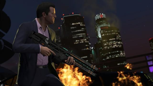 GTA5 PC 040 Michael Railgun