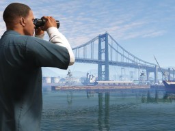 GTA5 117 Franklin Binoculars Bridge