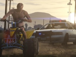 GTA5 168 Trevor Blazer Police