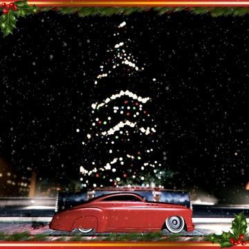 GTAOnline VehiclePoster 142 Hermes ChristmasTree Snow