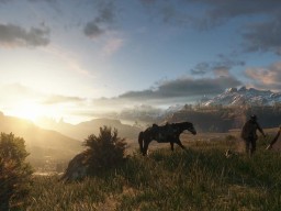 RedDead2 Trailer2 01 Horse Tend Landscape
