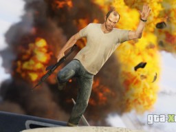 GTA5 208 Trevor Explosion