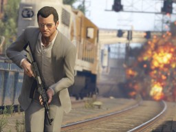 GTA5 NextGen 006 Michael Explosion