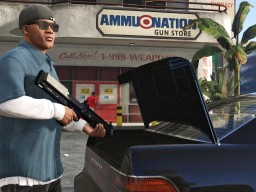 GTA5 NextGen 071 Franklin Intruder Ammunation