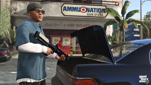 GTA5 NextGen 071 Franklin Intruder Ammunation