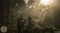 RedDead2 GameplayVideo ArthurMorgan Horse Landscape Forest Radar