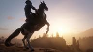 RedDead2 GameplayVideo ArthurMorgan Horse Landscape Sunset