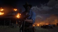 RedDead2 GameplayVideo ArthurMorgan Rifle Night Fire