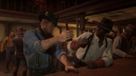 RedDead2 GameplayVideo ArthurMorgan Saloon Drink