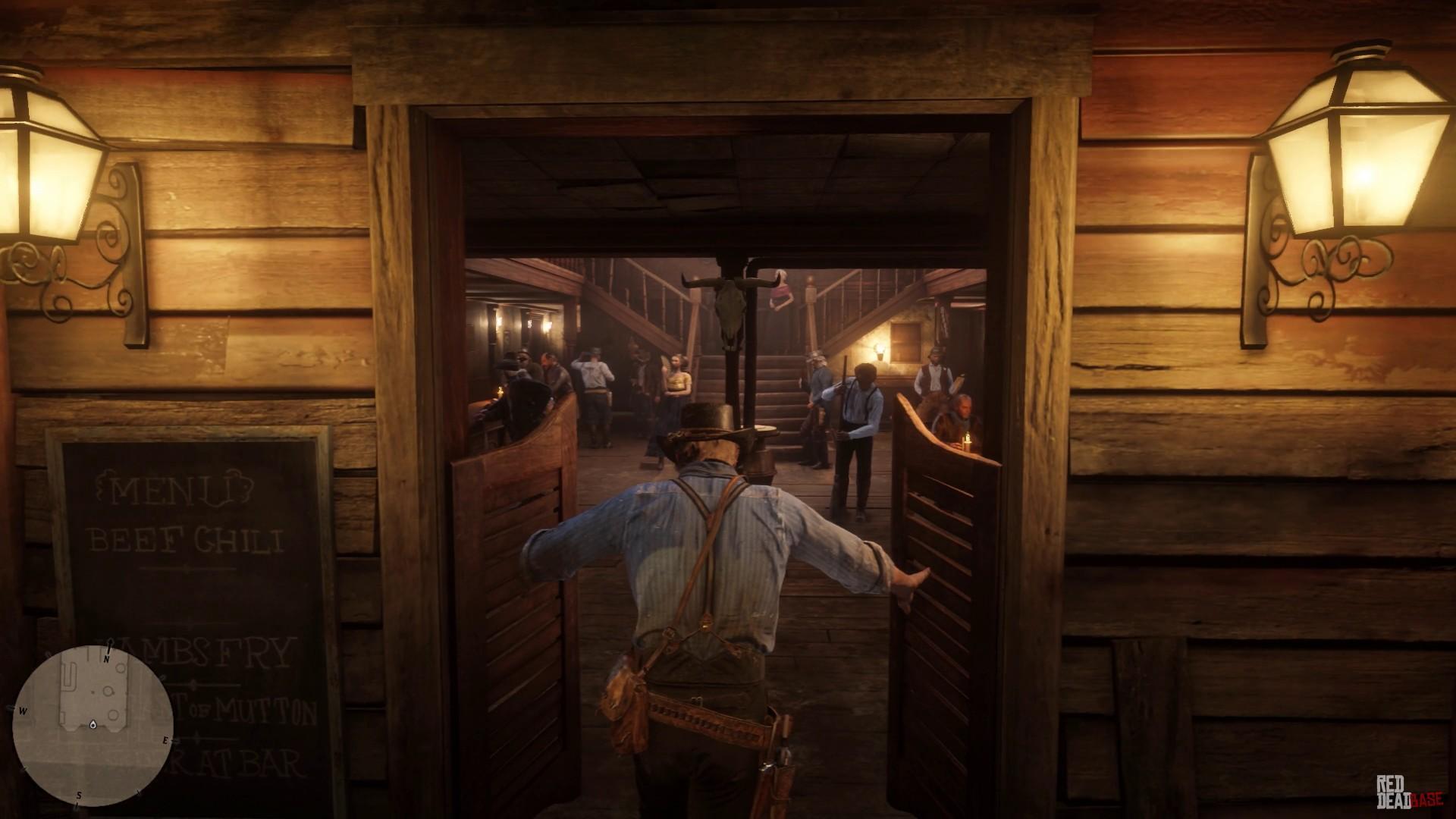 RedDead2 GameplayVideo ArthurMorgan Saloon Radar