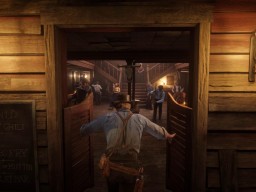 RedDead2 GameplayVideo ArthurMorgan Saloon Radar