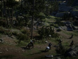 RedDead2 GameplayVideo DutchGang Landscape Forest Horse