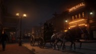 RedDead2 GameplayVideo Night Town Saloon HorseCarriage