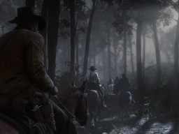 RDR2 HandsOnPreviews 07 ArthurMorgan DutchGang Forest Swamp