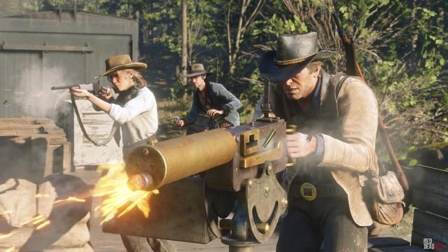 Maxim Gun / Gatling Gun - RDR2 Weapon