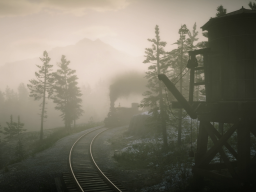 RDR2 GameplayVideoPart2 07 Train Landscape Forest