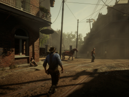 RDR2 GameplayVideoPart2 34 Radar ArthurMorgan Town