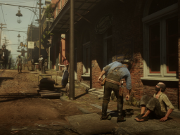 RDR2 GameplayVideoPart2 35 ArthurMorgan Town