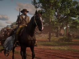 RDR2 GameplayVideoPart2 36 ArthurMorgan Horse Town