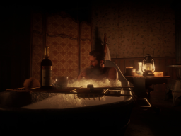 RDR2 GameplayVideoPart2 39 ArthurMorgan Bath