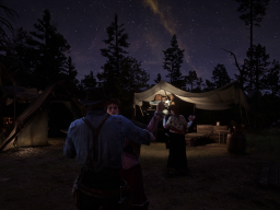 RDR2 GameplayVideoPart2 47 Radar ArthurMorgan Camp