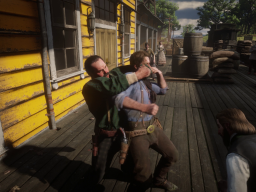 RDR2 GameplayVideoPart2 52 ArthurMorgan Fight Town