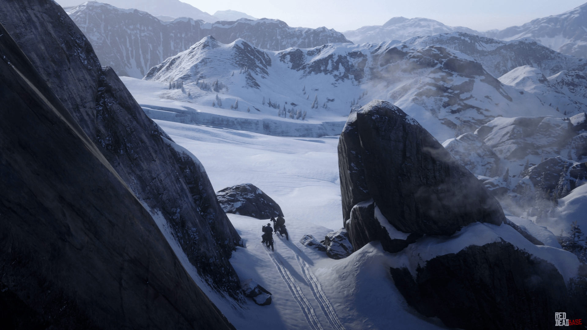 RDR2 GameplayVideoPart2 69 Snow Mountain Landscape