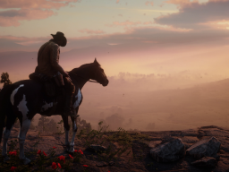 RDR2 GameplayVideoPart2 70 ArthurMorgan Horse Landscape