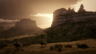 RDR2 GameplayVideoPart2 71 ArthurMorgan Canyon Horse Landscape