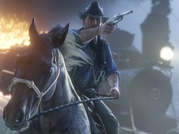 RDR2 HandsOnPreviews 28 ArthurMorgan Horse CattlemanRevolver