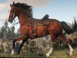 RDR2 EarlyAccess RedChestnutArabianHorse