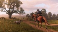 RDR2 HandsOnPreviews 40 ArthurMorgan Horse Dog Landscape