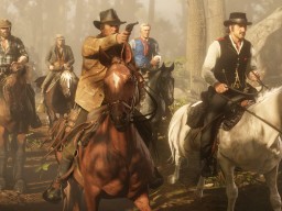 RDR2 HandsOnPreviews 44 ArthurMorgan Dutch JohnMarston BillWilliamson Hosea Matthews Lenny Summers DutchGang Horse