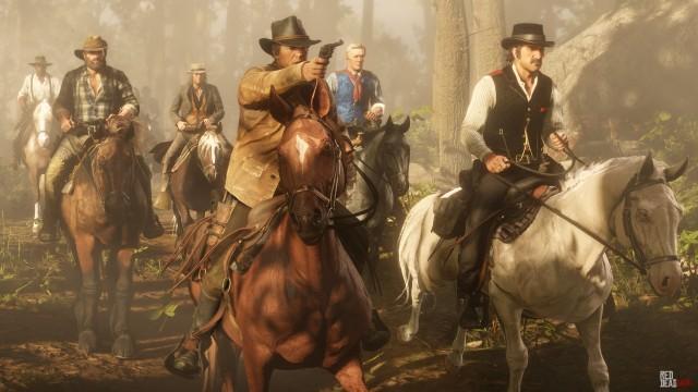 RDR2 HandsOnPreviews 44 ArthurMorgan Dutch JohnMarston BillWilliamson Hosea Matthews Lenny Summers DutchGang Horse