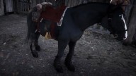 RDR2 Horses ShireHorse RavenBlackShireHorse