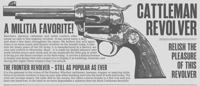 RDR2 Weapons CattlemanRevolver