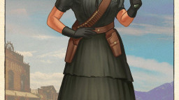 RDR2 Artwork Gunslinger BlackBelle