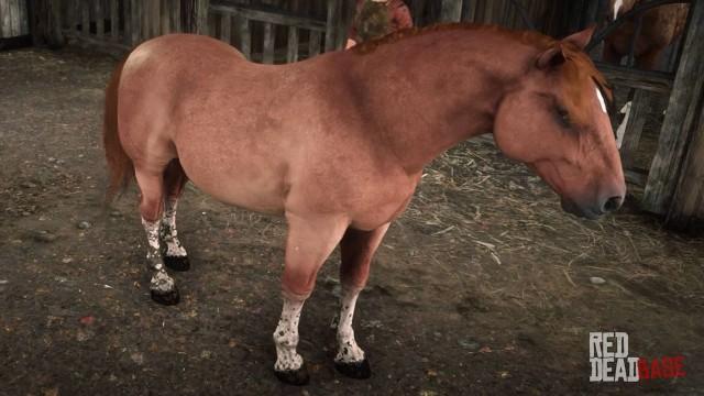 Sorrel Suffolk Punch Horse - RDR2 Horse