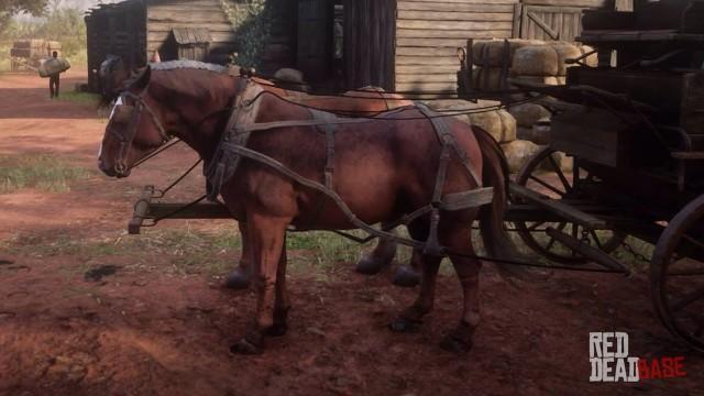 RDR2 Horses SuffolkPunch RedChestnutSuffolkPunch