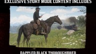 RDR2 Horses Thoroughbred DappledBlackThoroughbred