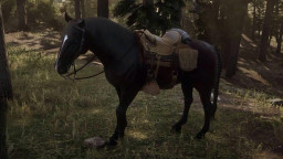 RDR2 Horses Andalusian DarkBayAndalusian