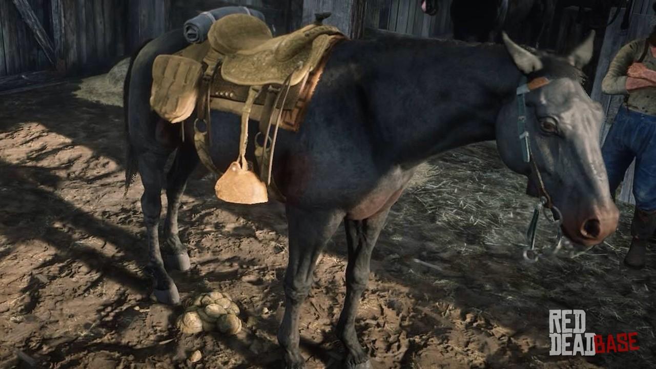 Red Dead Redemption 2 - Cavalo Warmblood Holandês Ruano Chocolate RDR2
