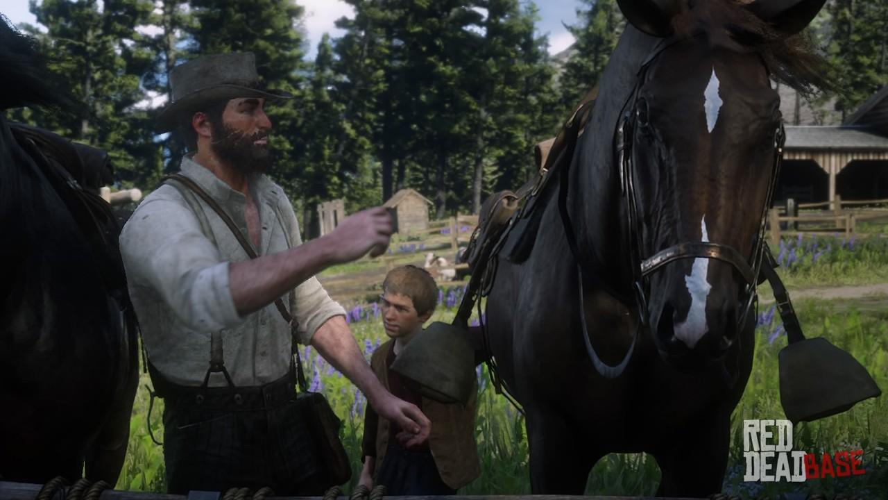 RDR2 FlaxenChestnutMorganHorse JackMarston JohnMarston