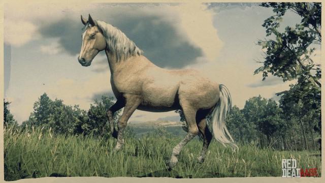 RDR2 Horse - Palomino Morgan Horse
