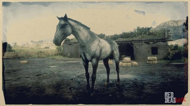 RDR2 Horse - Silver Turkoman Horse