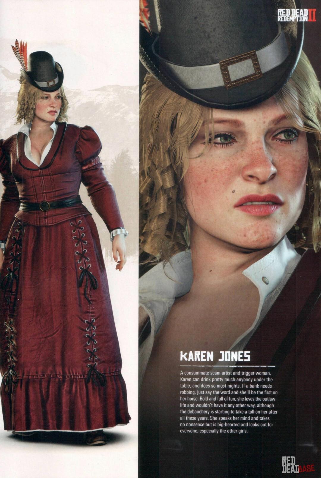 RDR2 Character Bio Art Gallery Red Dead 2 Artworks