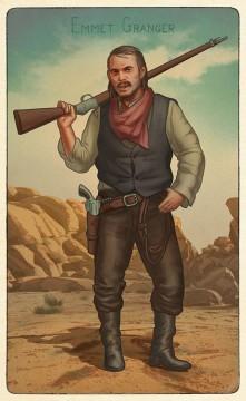RDR2 CigaretteCards Gunslingers 10 EmmetGranger
