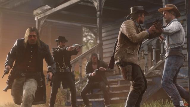 RDR2 Gunfight MicahBella Dutch JohnMarston